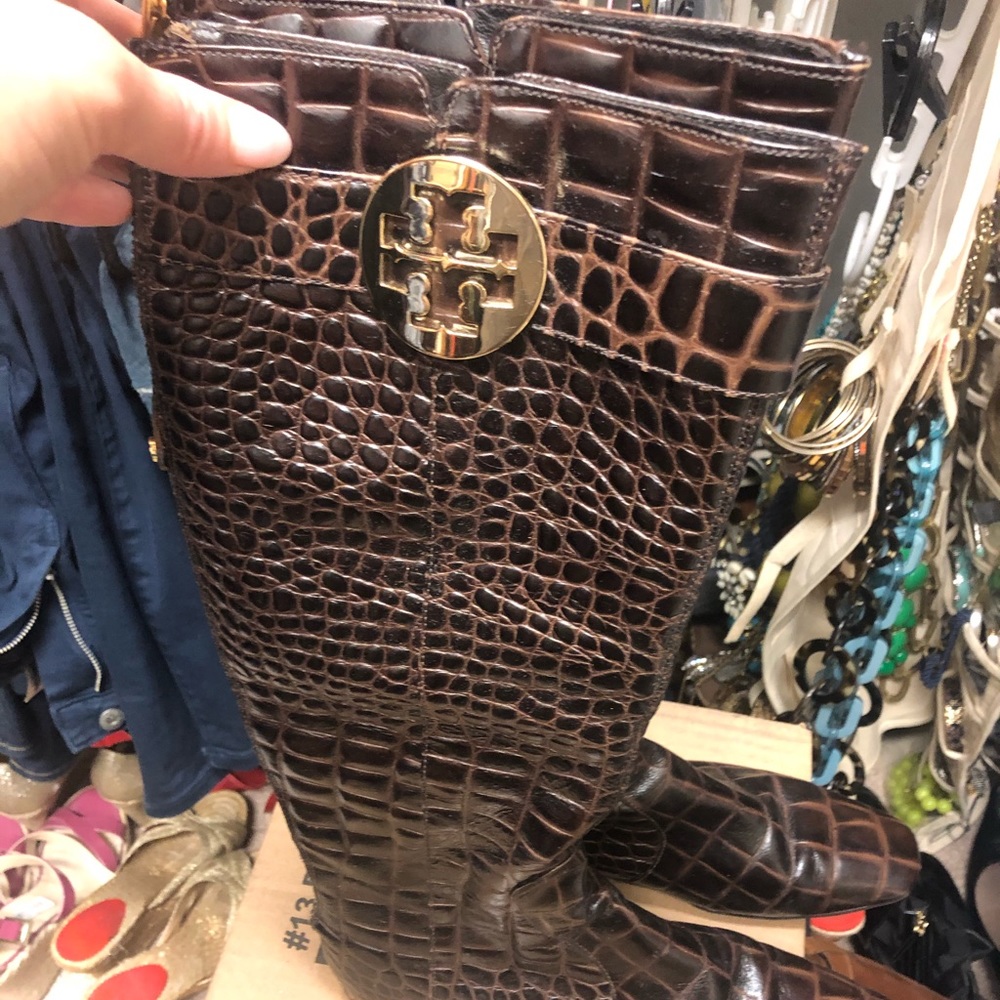 Tory Burch leather boots